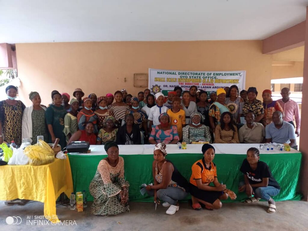 NDE Trains 1000 Entrepreneurs on NIRSAL/AGSMEIS Loan in Oyo