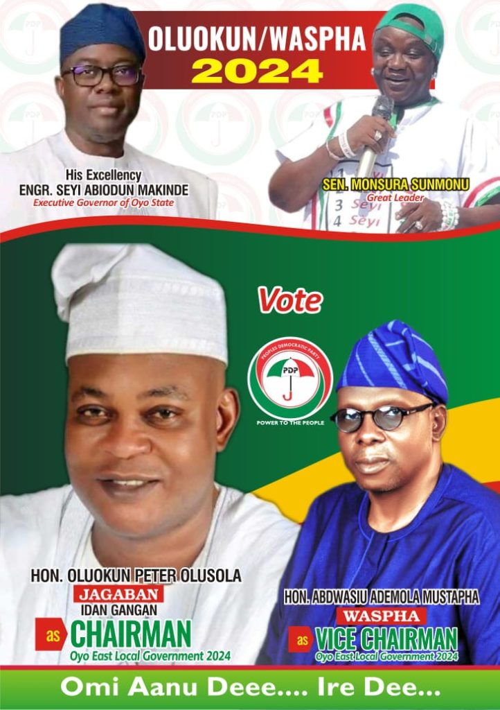 JUST IN: Oyo East PDP Chairmanship Candidate, Hon Oluokun Constitutes Campaign Council, Names Alh Kareem Rasheed Agba As Director-General