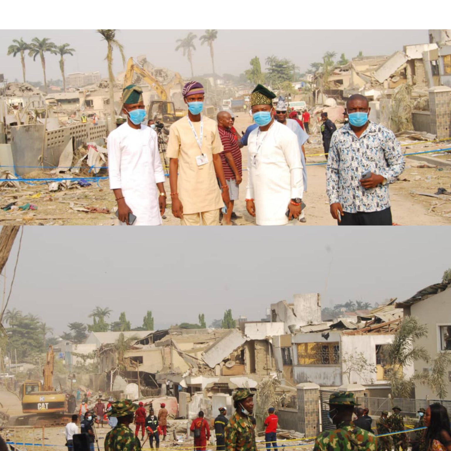 Ibadan Explosion: CSCHEI Delegation Visits Scene, Stresses Importance of Learning From Tragedy to Prevent Future Occurrence