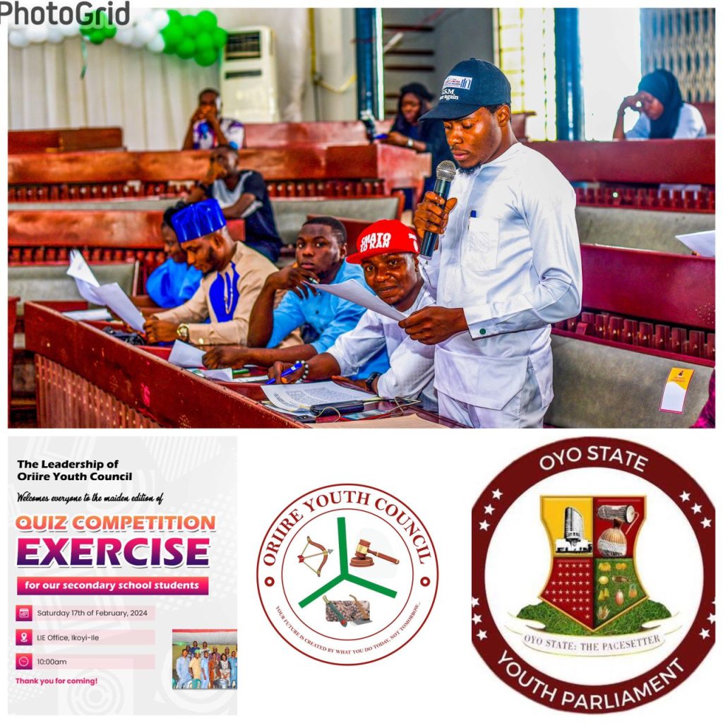 Poor Education Standard: Oyo Youth Parliamentarian to seek special intervention for Oriire