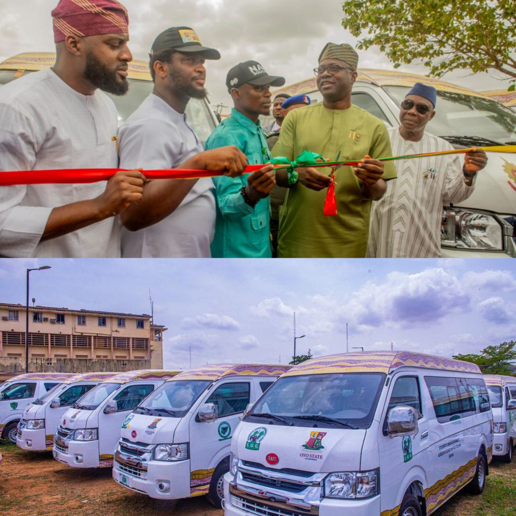 Oyo Speaker, Ogundoyin Commends Makinde For Presenting 28 New Buses to SUG Bodies, Signing of 2024 Bursary for Students