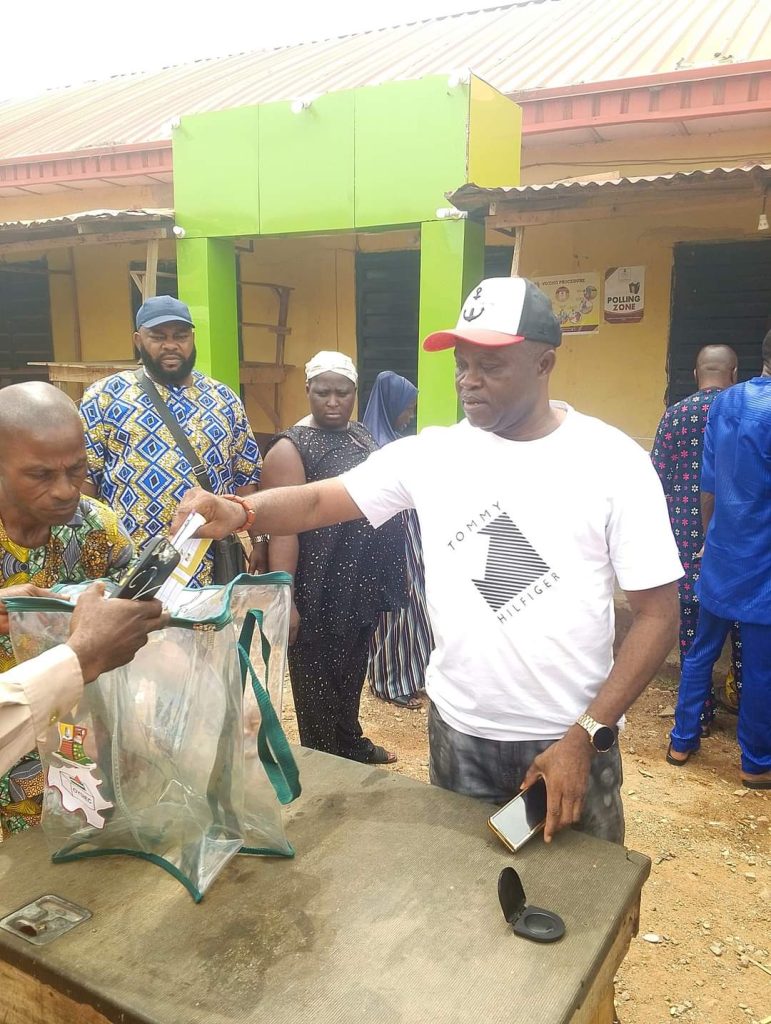 LG Polls: Tommy Casts Vote in Egbeda Says Exercise Free, Fair, Credible