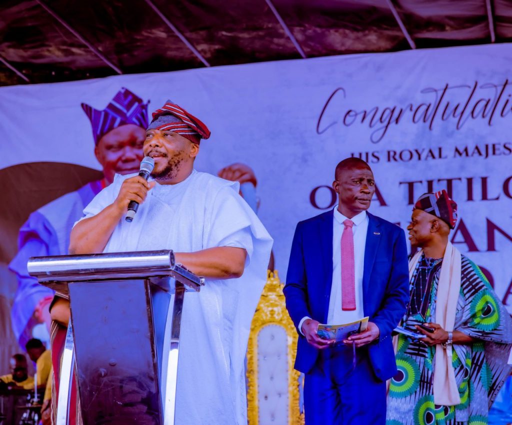 Ibarapakan Celebrates Historic Coronation of Oba Titiloye Sunday, Elempe of Tapa