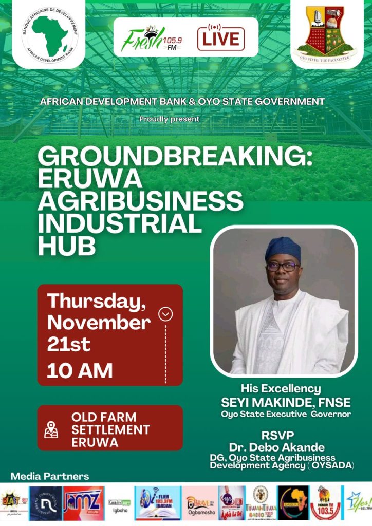 FRESH FM, JAMZ FM, Other Media Partners to Broadcast Eruwa Agribusiness Industrial Hub Ceremony