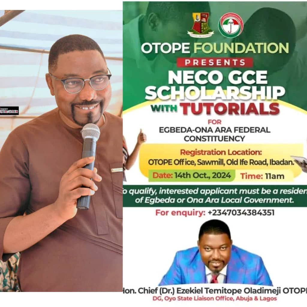 Parents, Students Laud Dr. OTOPE as 2024 NECO GCE Results Yield Excellent Performance