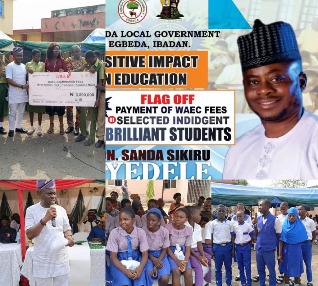 Hon Sanda Pays WAEC Fees for 100 Students in 25 Public Secondary Schools