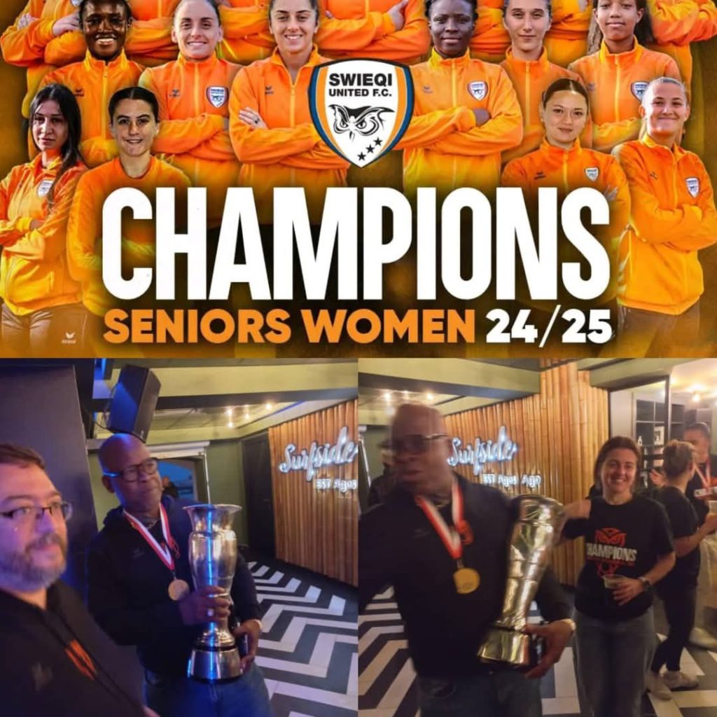 Maltese Senior Women Chairmanship: Jubril Dotun Sanusi Celebrates Swieqi United FC’s Historic Victory