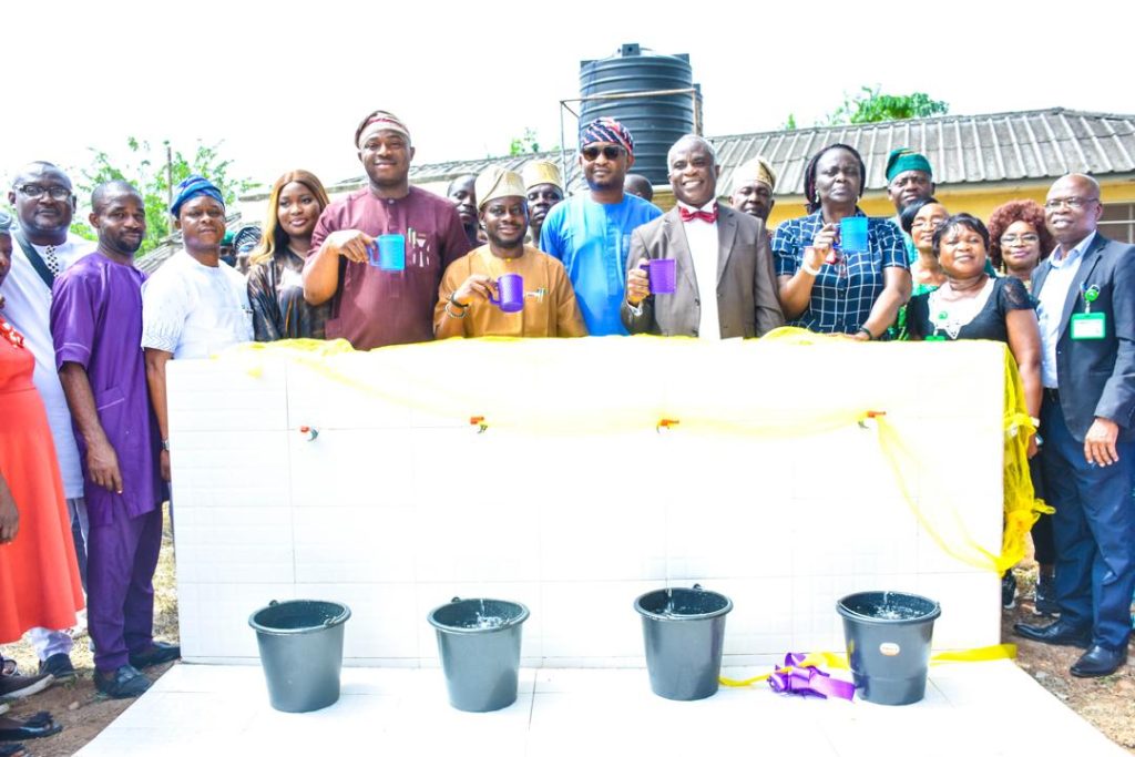 Seun Olufade Commissions Motorized Borehole At UCH, Bags Innovative Project Award