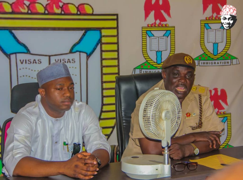 Hon Seun Olufade Visits New Oyo Immigration Comptroller, Seeks Agency’s Cooperation
