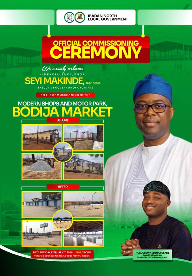 Makinde To Commission Modern Shops, Motor Park As Ibadan North Transforms Bodija Market