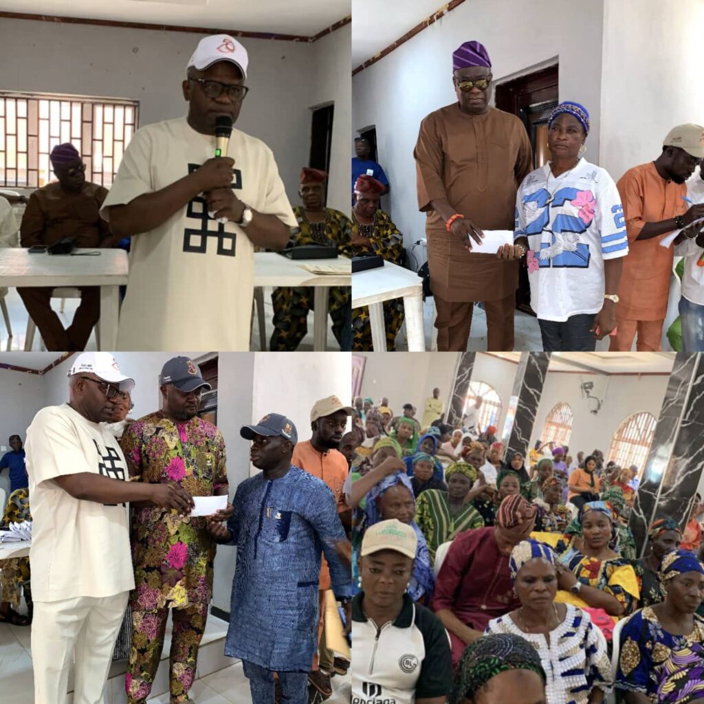PDP Chieftain, Adeaga Empowers Over 500 Residents With N50,000 each in Akinyele/Lagelu Federal Constituency