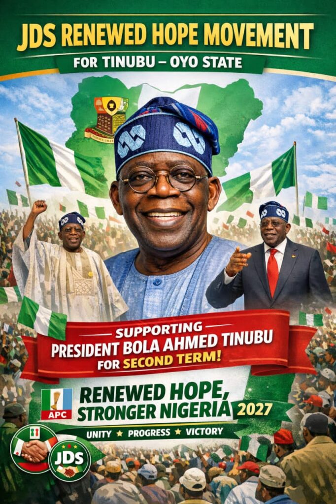 Oyo Coalition Launches ‘JDS Renewed Hope Movement’, Endorses Tinubu for Second Term