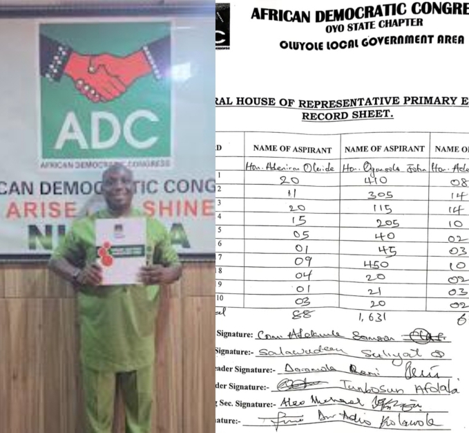 Ogunsola Clinches ADC House of Representatives Ticket in Landslide Oluyole Primary