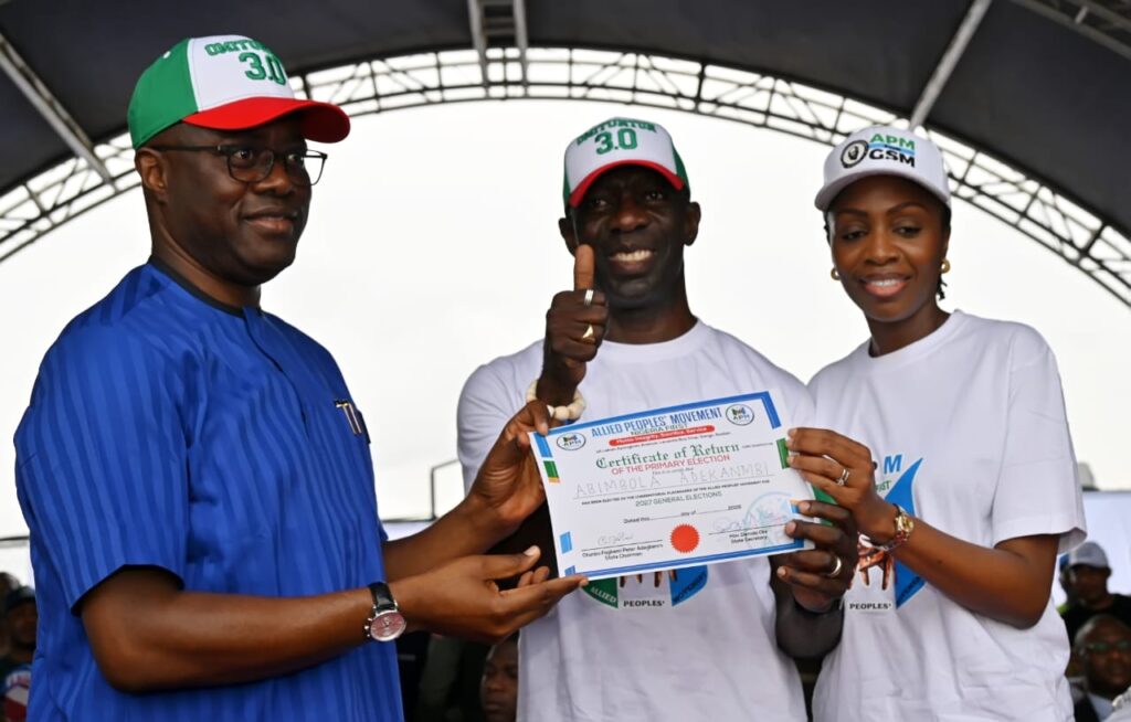 APM Unveils Adekanmbi as Guber Candidate, Makinde Calls for Creation of State Police