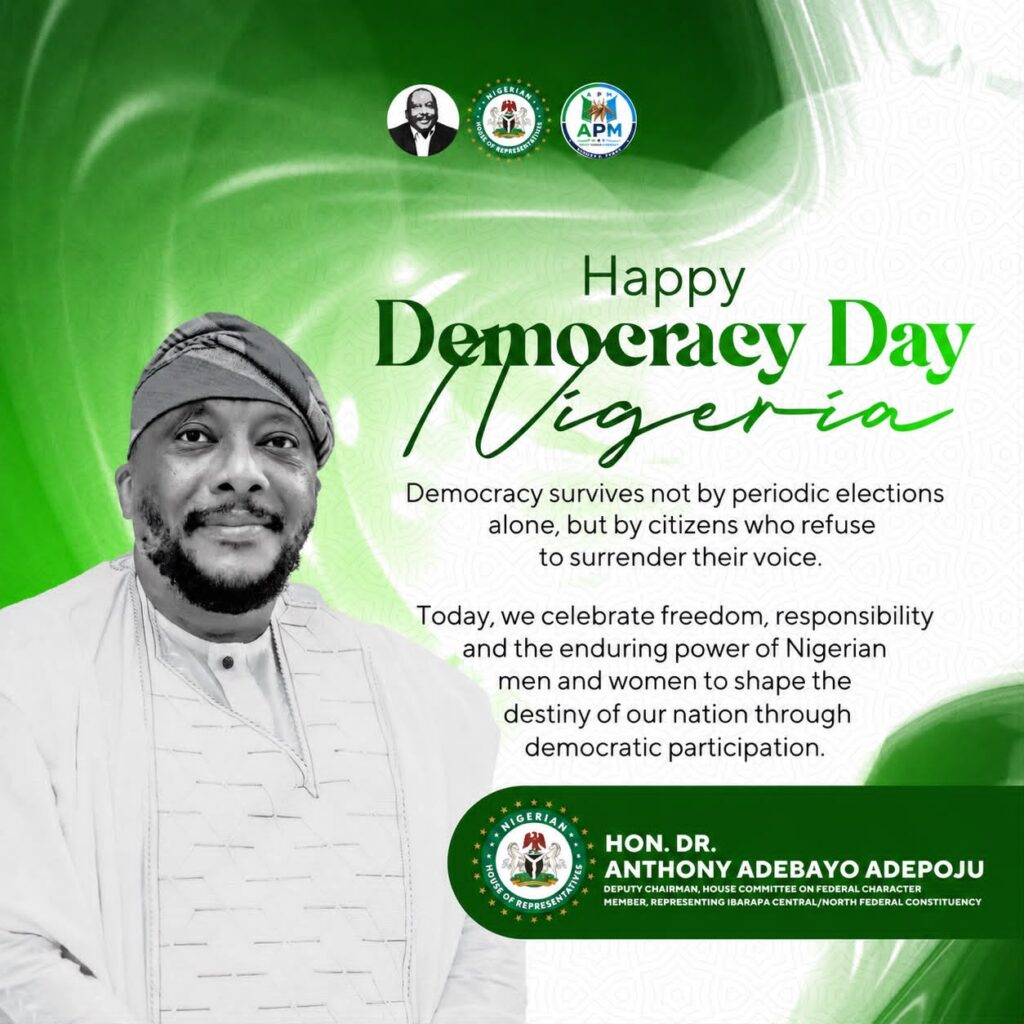 Democracy Day: Ibarapakan Urges Nigerians Not to Despair, Says 2027 Offers Opportunity to Reset Hope