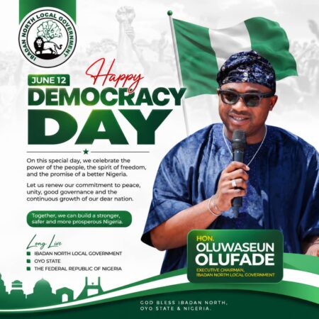 June 12: Seun Olufade Celebrates Democracy Day, Calls For Unity, Security and Hope For A Better Nigeria