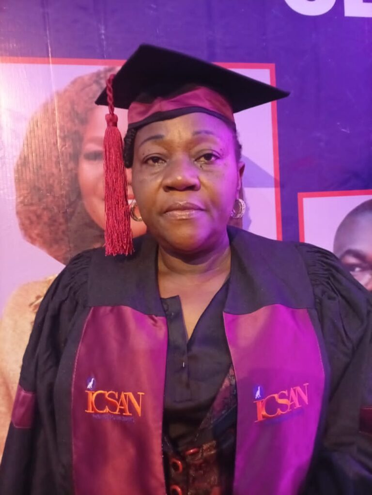 Ibadan Southeast HLGA, Agnes Olakunbi Inducted into ICSAN