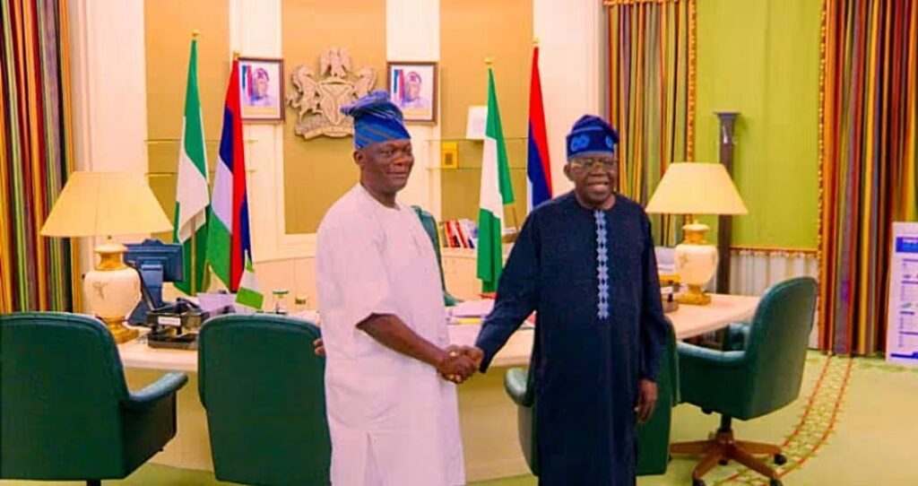 Oyo APC crisis: Folarin to address supporters after meeting Tinubu