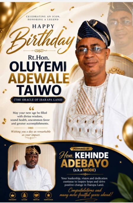 Hon Yemi Taiwo: A Leader Like no Other by Kehinde Adebayo (MODE)