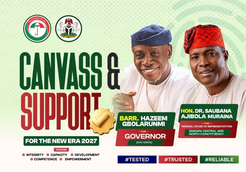 BREAKING: Folarin’s Ally, Ajibola Muraina, Other Stakeholders Dump APC for PDP in Ibarapa Central/Ibarapa North