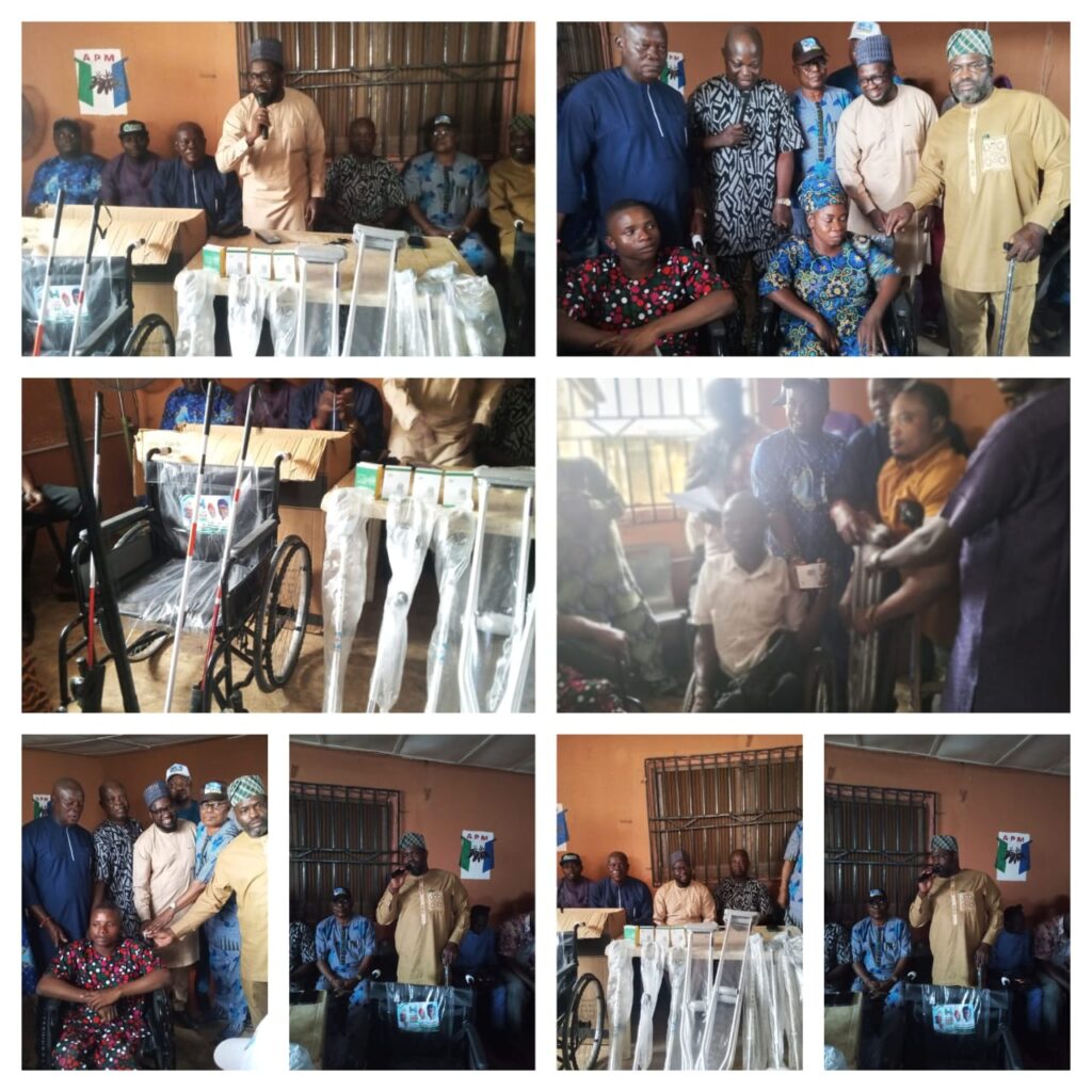 KSA Brings Relief to Ido Vulnerable Residents, Distributes Wheelchairs, Hearing Aids, Food Items, Cash