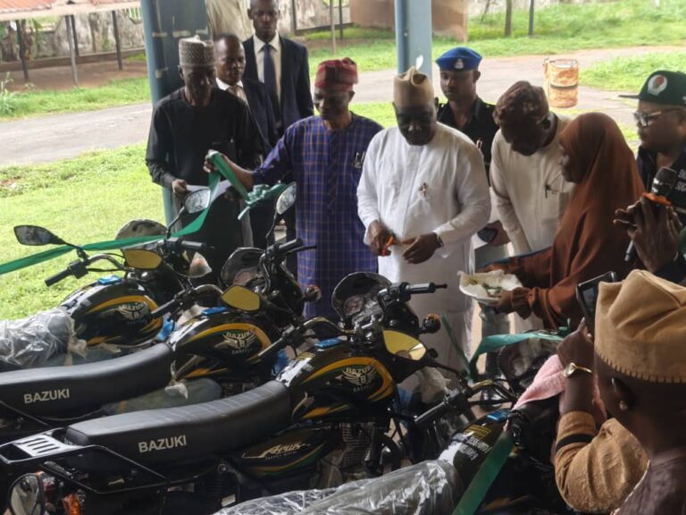 Makinde flags off distribution of motorcycles, 72,000 notebooks under BESDA AF TESS Project