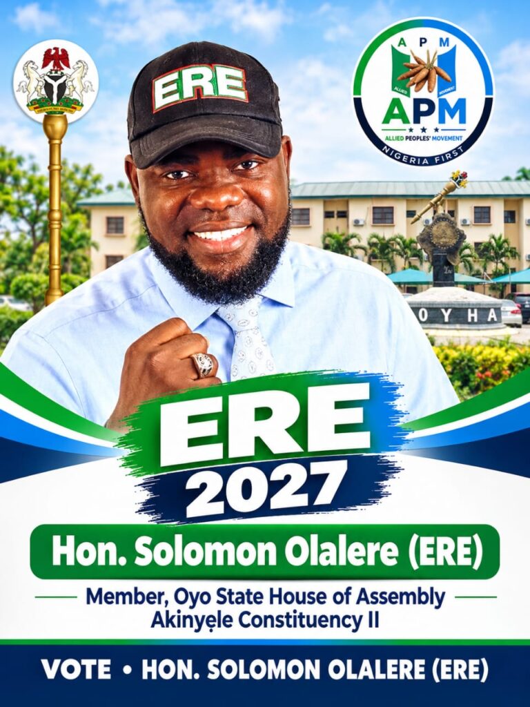APM Oyo Assembly Candidate, Solomon Ere Commences Rehabilitation of Road in Akinyele
